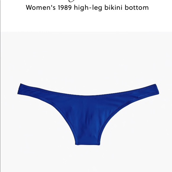 NWT J. CREW Retro Inspired Bikini in Bistro Blue - Picture 8 of 8